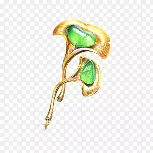 绿宝石耳环