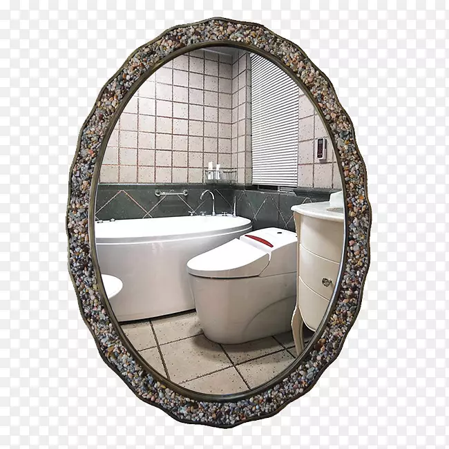 创意复古浴室镜子