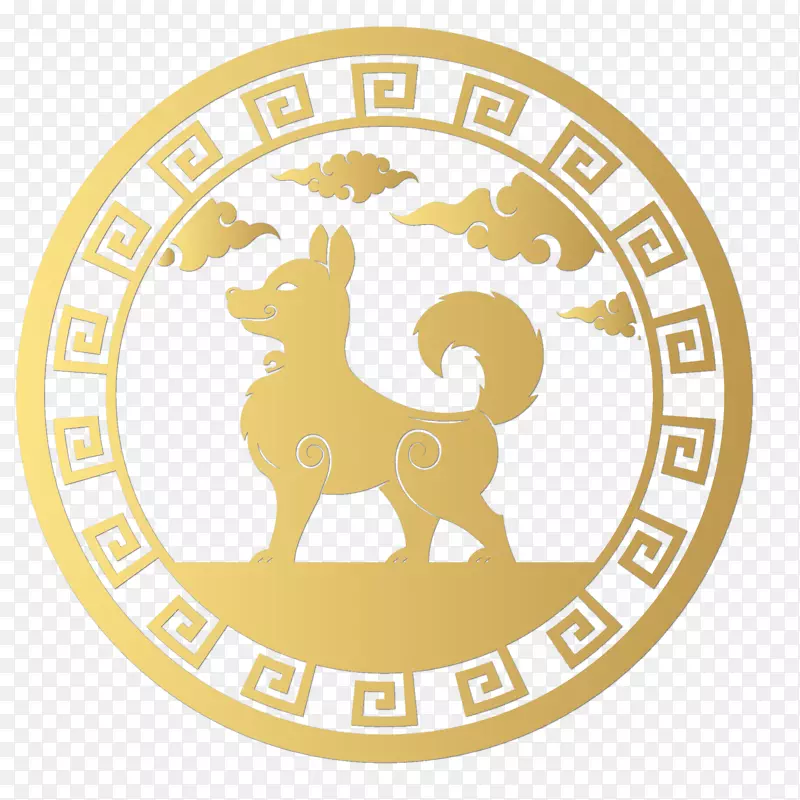 圆形的中国风剪纸设计