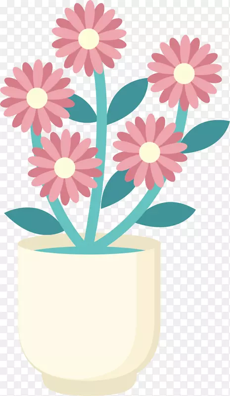手绘花瓶