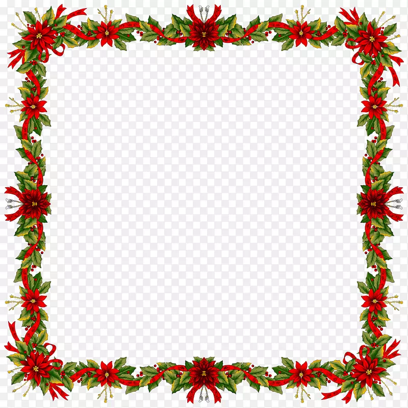 圣诞节边框标志图片
