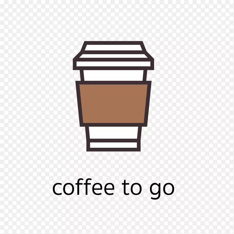 咖啡杯子的可爱图标