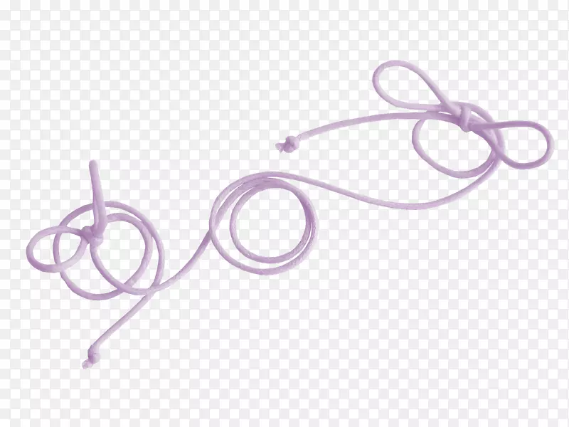 紫色绳子