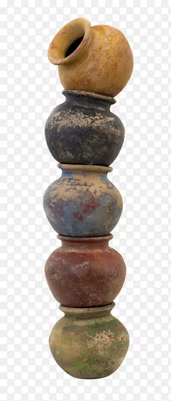 彩色粘土蓄水陶罐