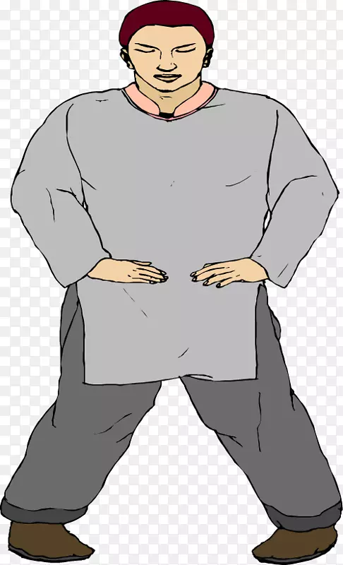 太极收势