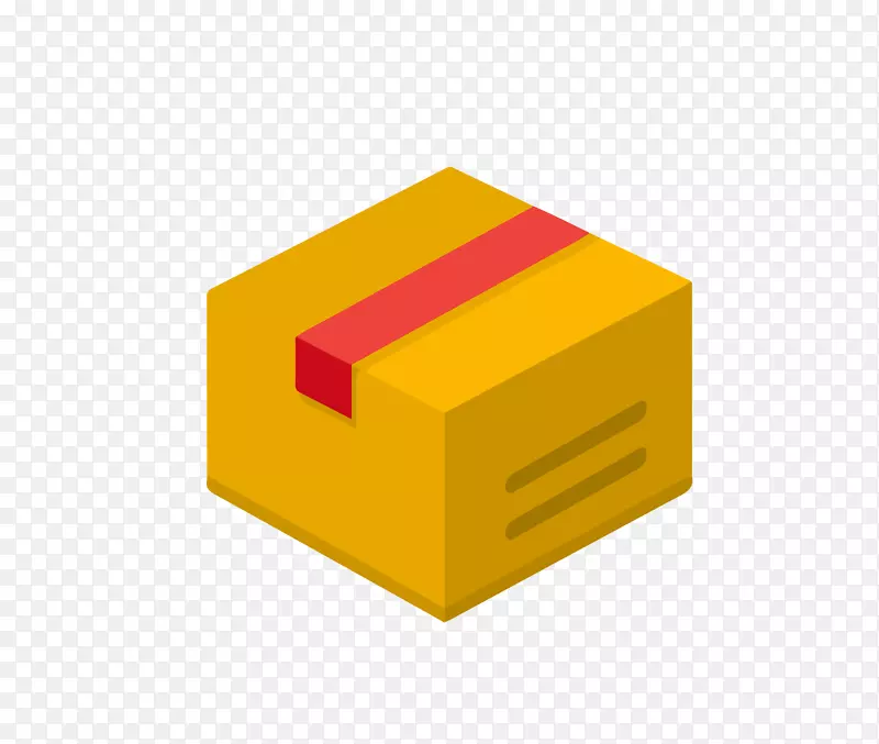 黄色压缩盒图标