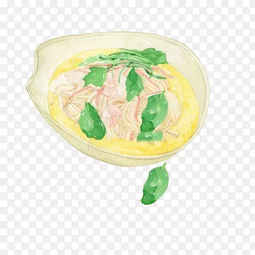 煮猪肚手绘画素材图片