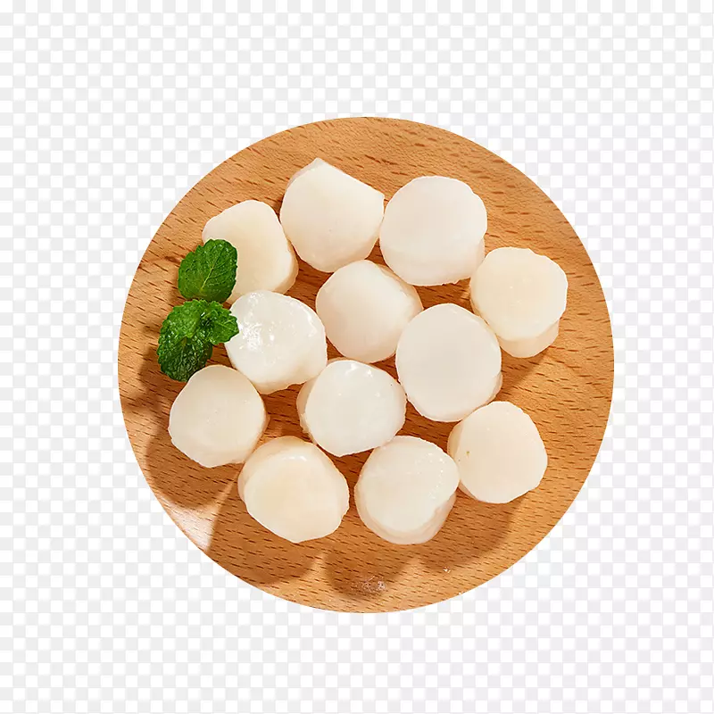 冷冻扇贝柱扇贝肉摆盘