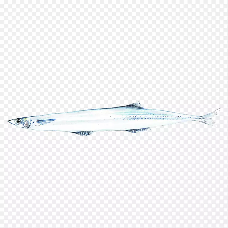银鱼海鲜绘画图案