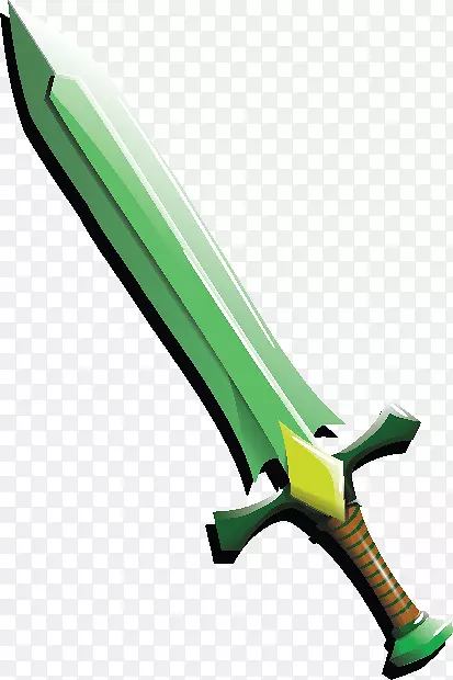 绿色游戏刀剑