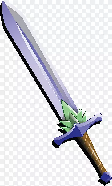 紫色游戏刀剑工具