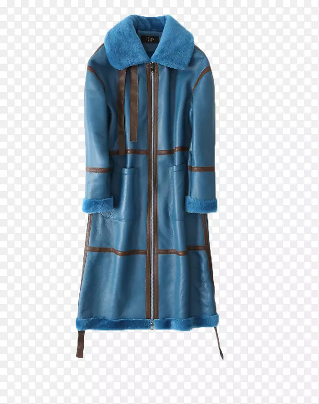 冬季皮草长款保暖廓型女外套