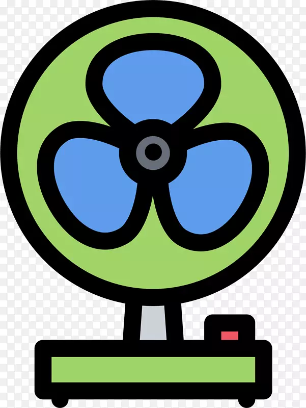 绿色电扇图标