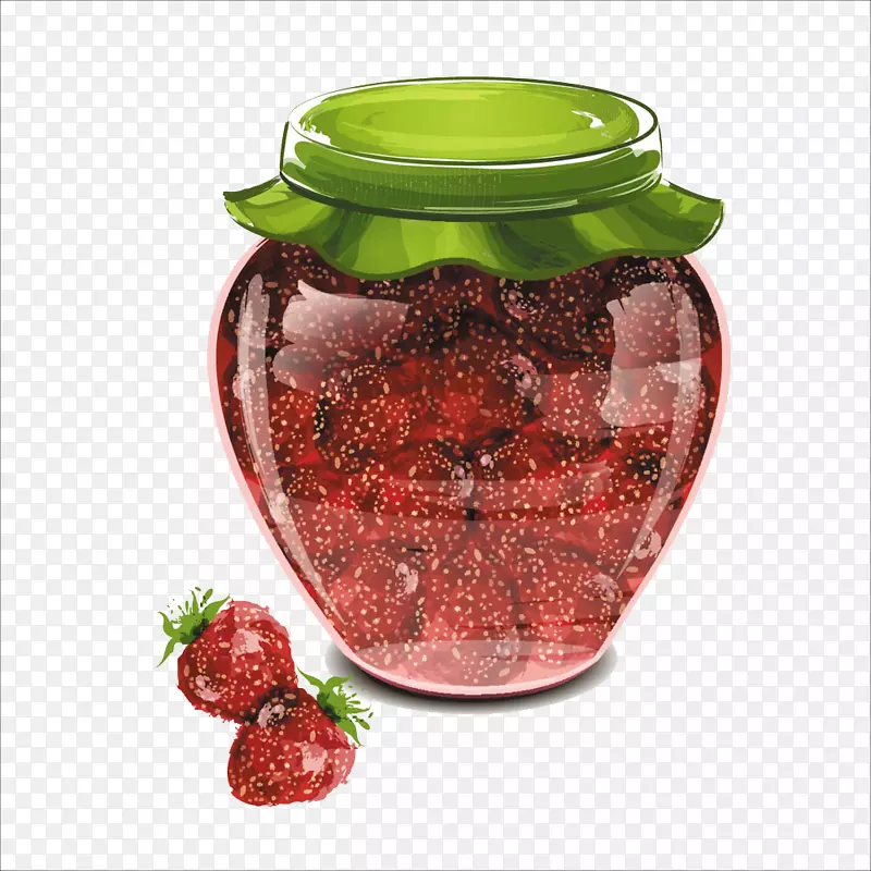 草莓与草莓罐头