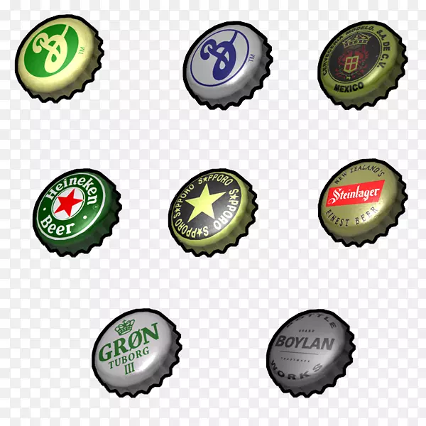 啤酒瓶盖小图标