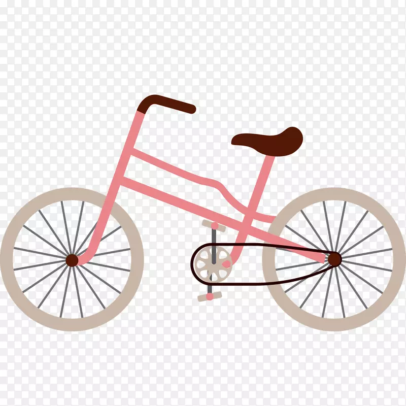 卡通自行车代步工具设计