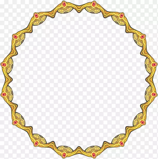 红宝石金色圆环欧式花纹