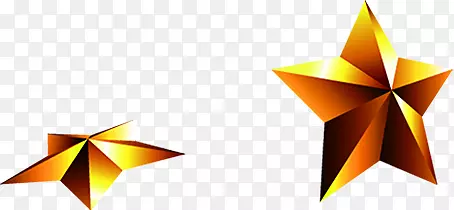 金色星星冬季圣诞贺卡