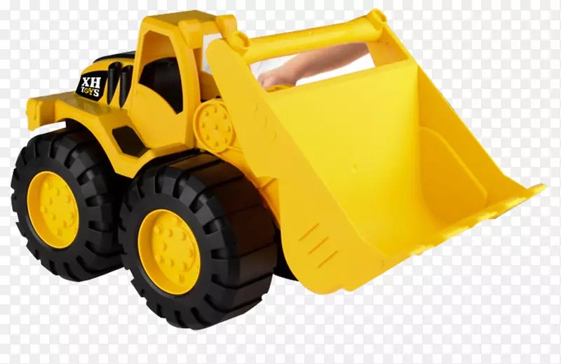 各类型号黄色工程汽车模型