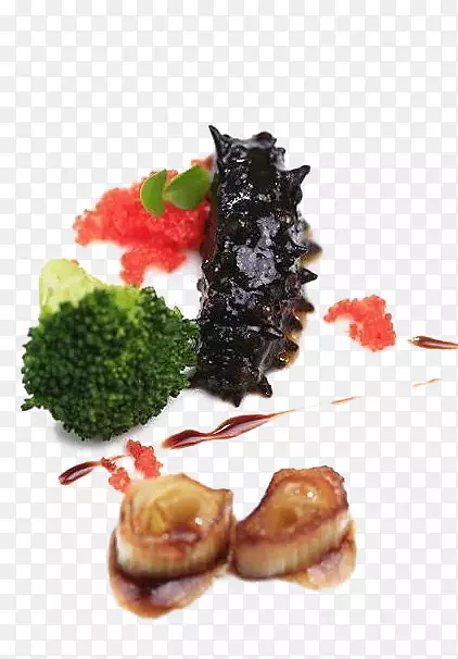 美食摄影葱烧海参