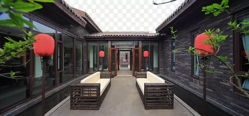 中式古代院子