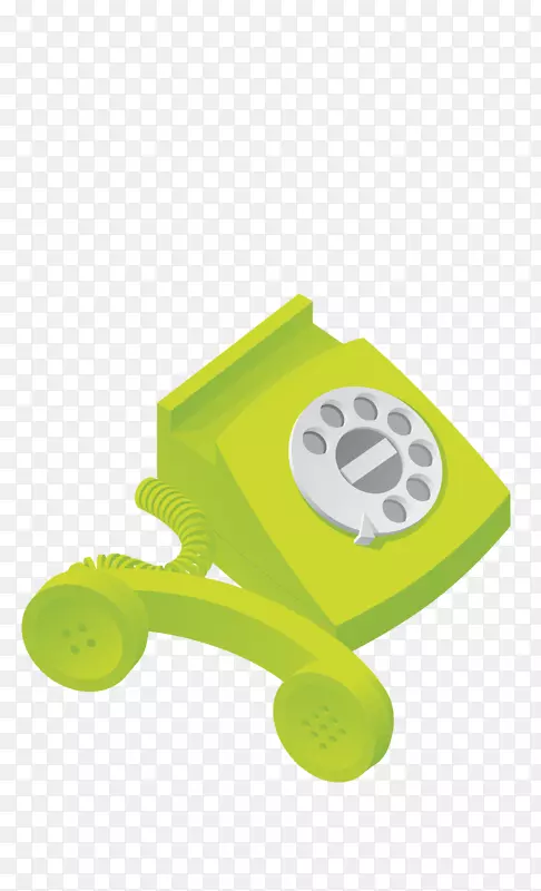 绿色电话机