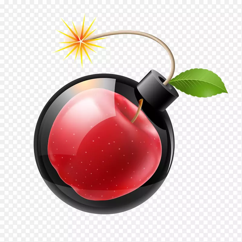 炸弹里的红苹果