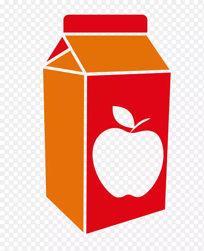 一盒苹果汁