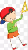 卡通小孩