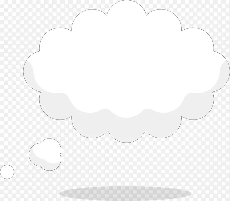 矢量图白白的云彩