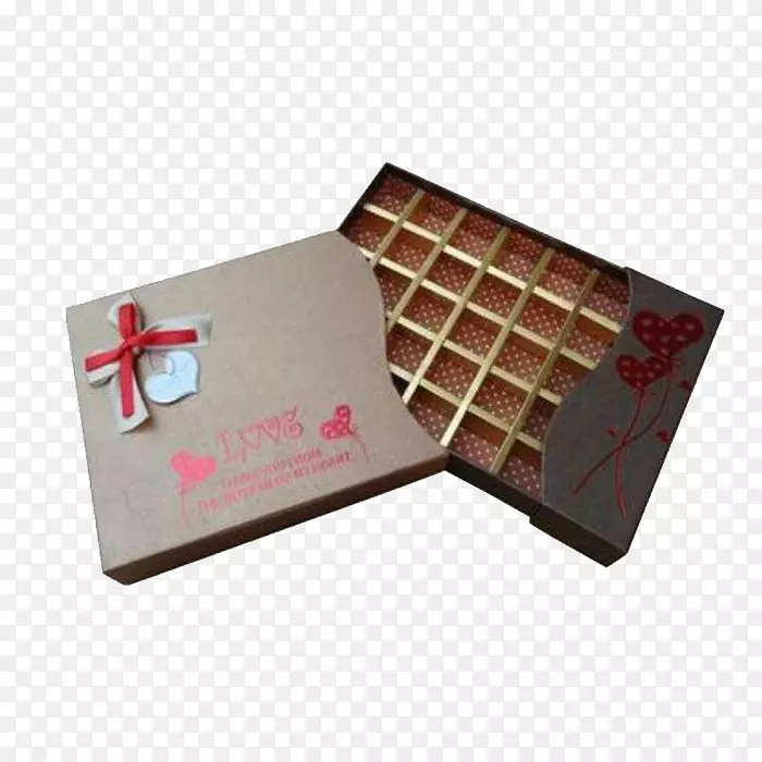 蝴蝶结巧克力包装盒