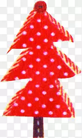 红色圣诞树创意封面