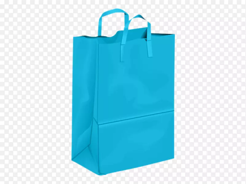 蓝色礼物袋