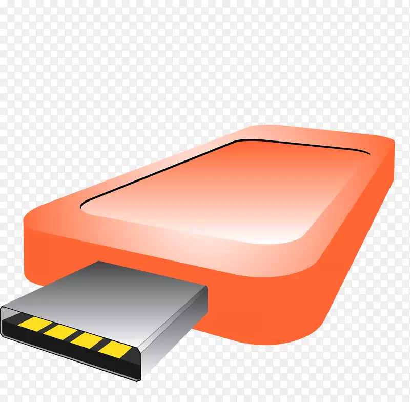 橙色USB