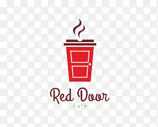 红色纸杯饮料图标元素