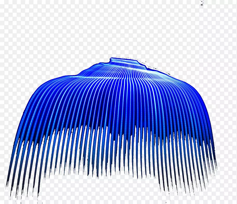 蓝色科技线条装饰PNG