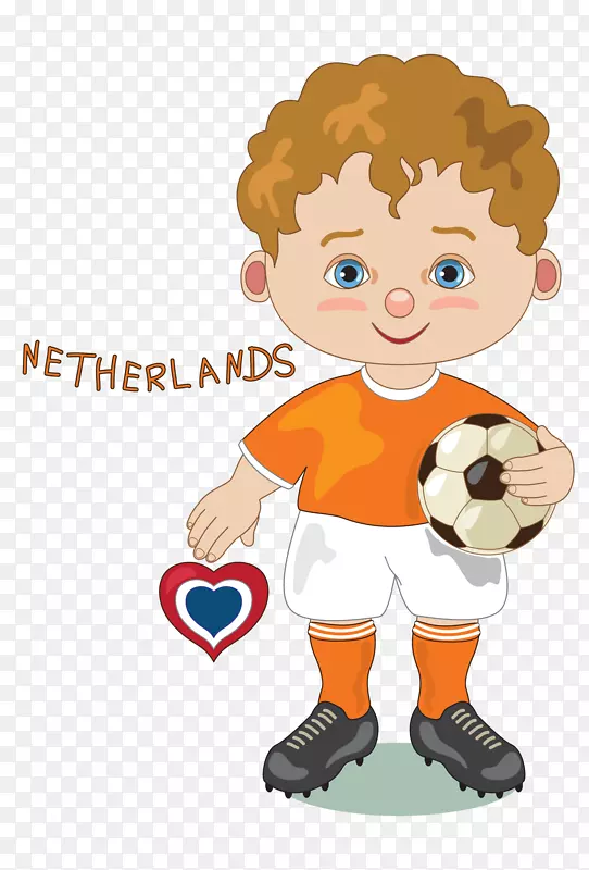 世界杯卡通人物荷兰队
