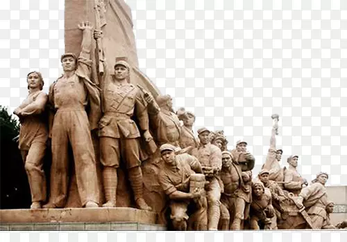 工农兵雕像图