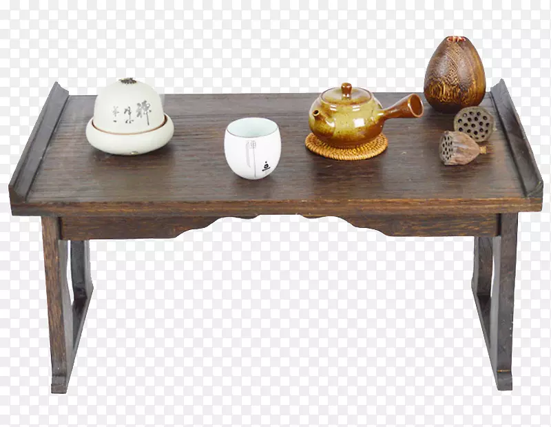 仿古实木矮桌