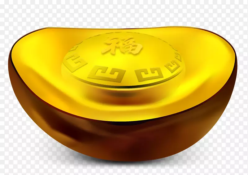 立体金元宝
