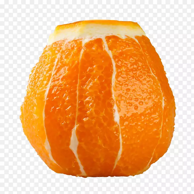 削了皮的橙子