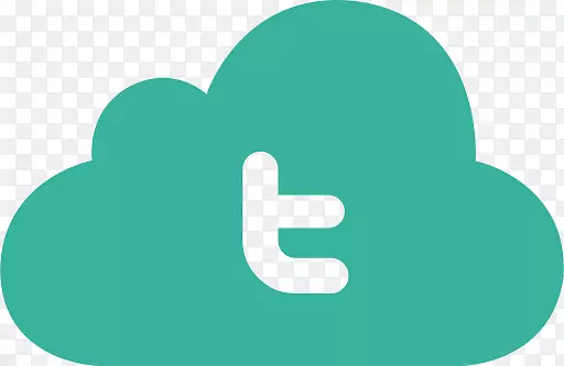 云网站社会推特绿色云图标设置0