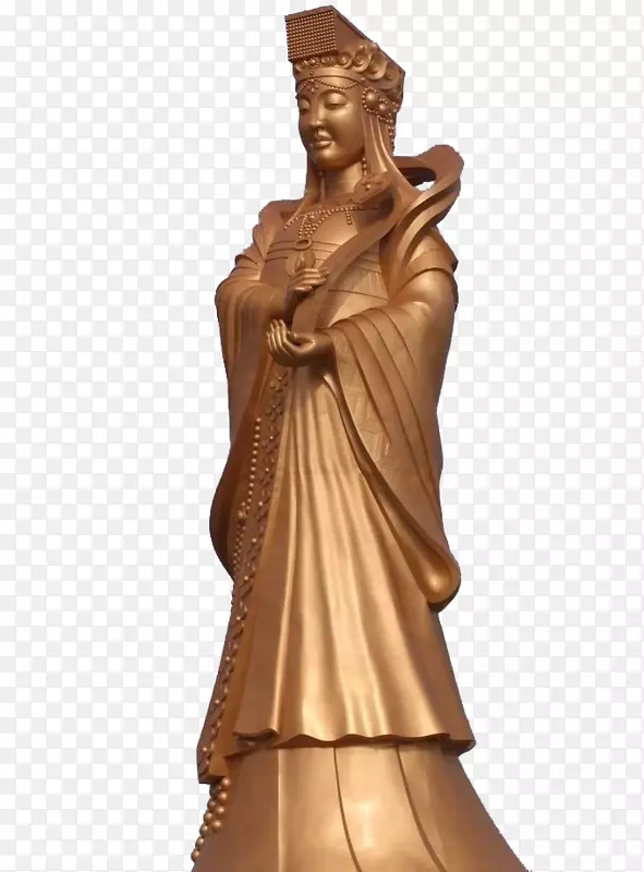 海上女神妈祖雕像图