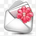 联系邮件花cute-blogging-icon-set