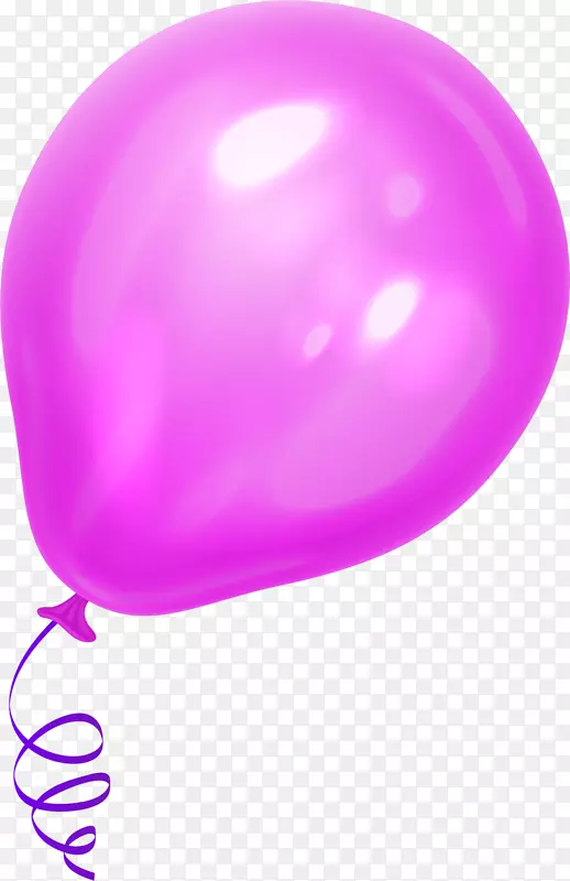 世界海洋日美丽紫色气球