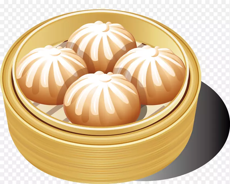 卡通包子矢量图设计
