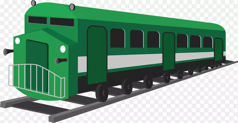 绿皮火车设计素材