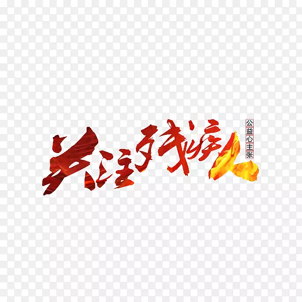 关注残疾人