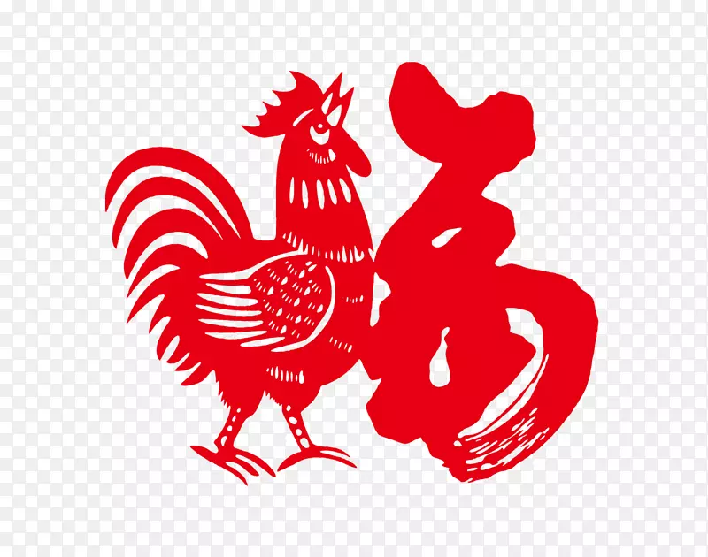 2017年中国风公鸡素材
