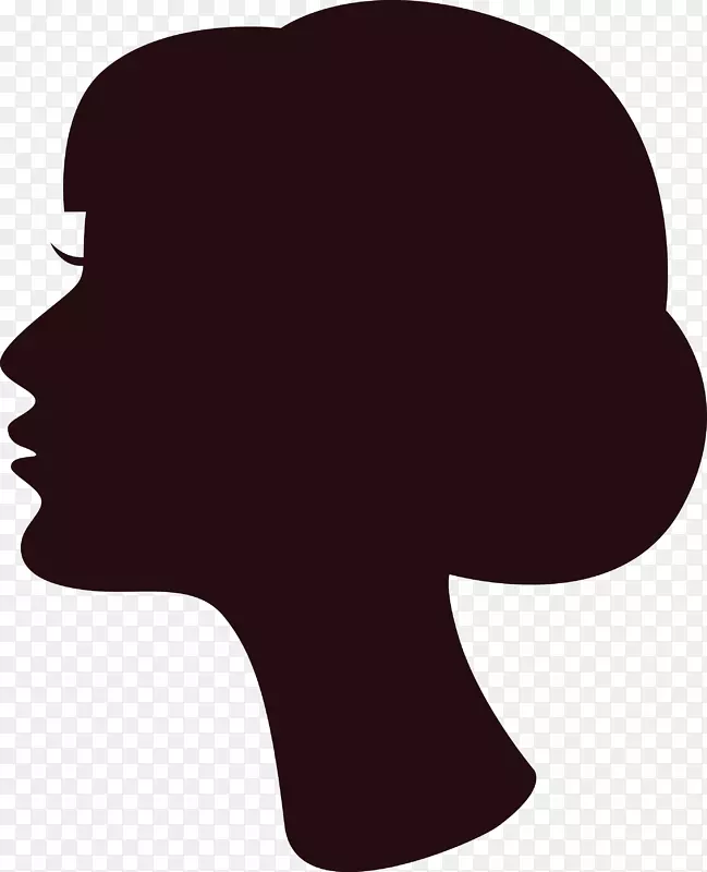 高贵的卡通女人图